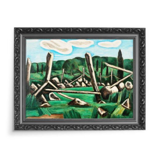 Marsden Hartley The Old Bars Dogtown 70x50 wydruk na płótnie CANVAS