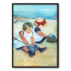Mary Cassatt Dzieci bawiące się na plaży 50x70