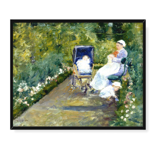 Mary Cassatt Dzieci w ogrodzie 50x40 w RAMIE