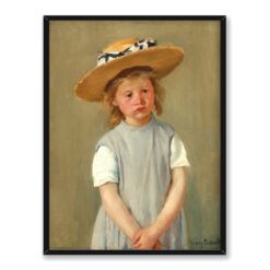 Mary Cassatt Dziecko w słomkowym kapeluszu 30x40