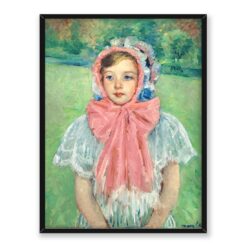 Mary Cassatt Dziewczynka w czepku 30x40
