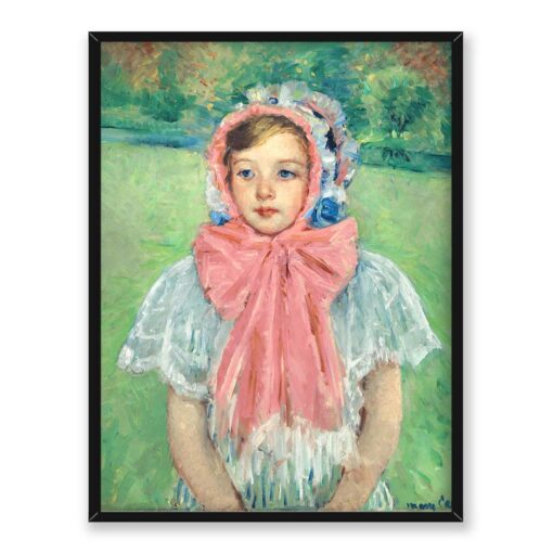 Mary Cassatt Dziewczynka w czepku 30x40
