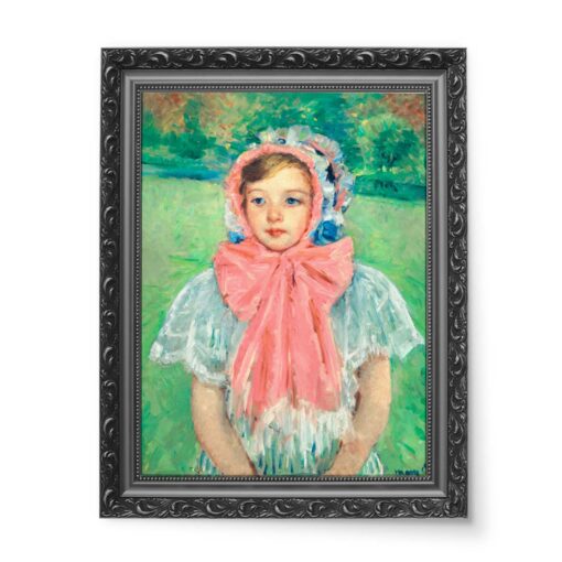 Mary Cassatt Dziewczynka w czepku 50x70 wydruk na płótnie CANVAS