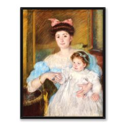 Mary Cassatt Hrabina Morel d'Arleux i jej syn 30x40