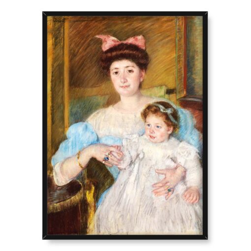 Mary Cassatt Hrabina Morel d'Arleux i jej syn 50x70