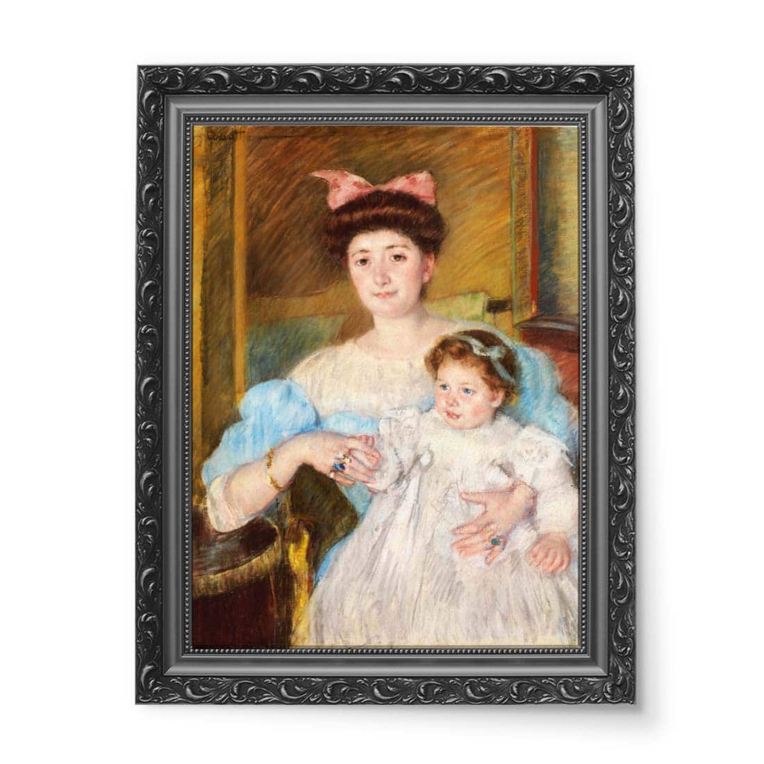 Mary Cassatt Hrabina Morel dArleux i jej syn 50x70 wydruk na płótnie CANVAS