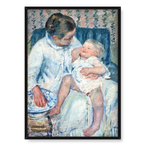 Mary Cassatt Matka myjąca śpiące dziecko 50x70 2