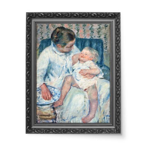 Mary Cassatt Matka myjąca śpiące dziecko 50x70 wydruk na płótnie CANVAS 2