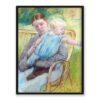 Mary Cassatt Matylda z dzieckiem 30×40