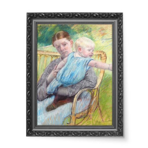Mary Cassatt Matylda z dzieckiem 50x70 wydruk na płótnie CANVAS