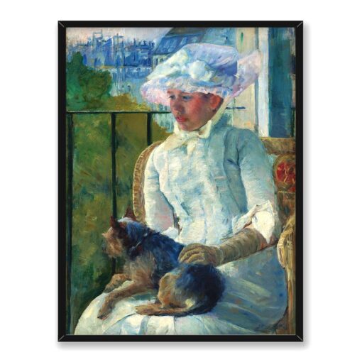 Mary Cassatt Młoda dziewczyna przy oknie 30x40