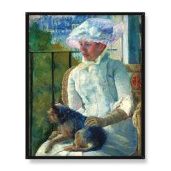 Mary Cassatt Młoda dziewczyna przy oknie 40×50