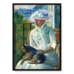 Mary Cassatt Młoda dziewczyna przy oknie 50×70