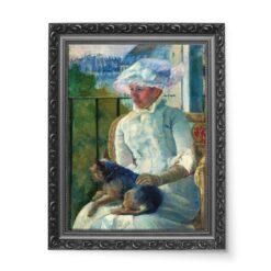 Mary Cassatt Młoda dziewczyna przy oknie 50×70 wydruk na płótnie CANVAS