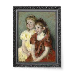 Mary Cassatt Młode dziewczyny 50×70 wydruk na płótnie CANVAS