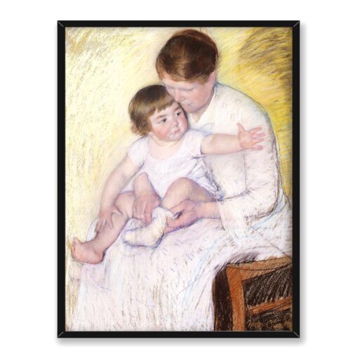 Mary Cassatt Pończocha 30x40