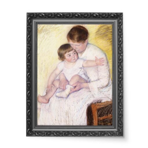 Mary Cassatt Pończocha 50x70 wydruk na płótnie CANVAS