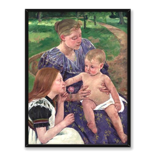 Mary Cassatt Rodzina 30x40 w RAMIE