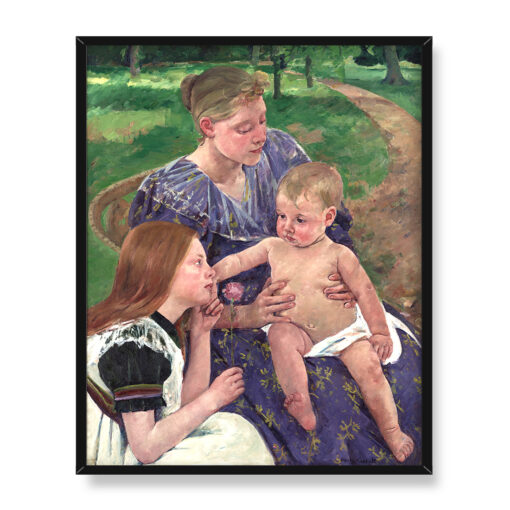 Mary Cassatt Rodzina 40x50 w RAMIE