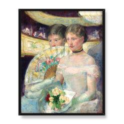 Mary Cassatt The Loge 40×50