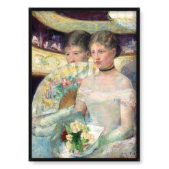 Mary Cassatt The Loge 50×70