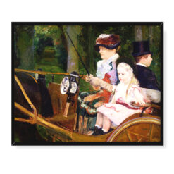 Mary Stevenson Cassatt American Kobieta i dziewczyna prowadzące samochód 50x40