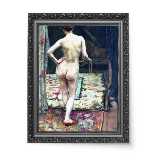 Max Slevogt Akt kobiecy od tyłu 50x70 wydruk na płótnie CANVAS