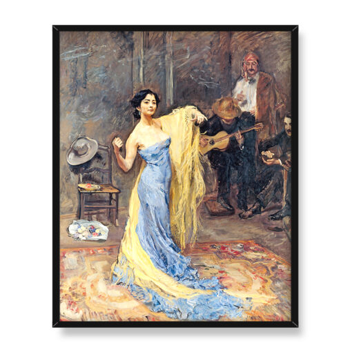 Max Slevogt Portret tancerki Anny Pawłowej 40x50 w RAMIE
