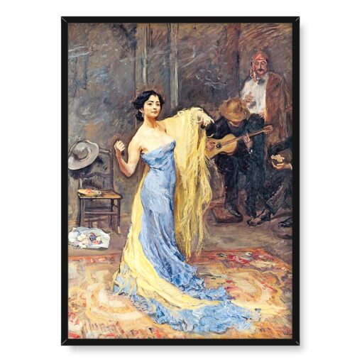 Max Slevogt Portret tancerki Anny Pawłowej 50x70