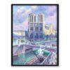 Maximilien Luce Katedra Notre-Dame Paryż 30×40