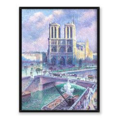 Maximilien Luce Katedra Notre-Dame Paryż 30x40