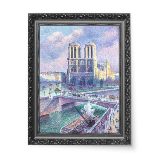 Maximilien Luce Katedra Notre-Dame Paryż 50x70 wydruk na płótnie CANVAS