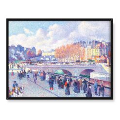Maximilien Luce Most Saint-Michel 40x30 w RAMIE