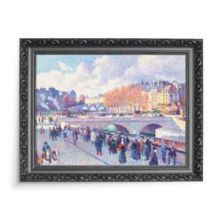 Maximilien Luce Most Saint-Michel 70x50 wydruk na płótnie CANVAS