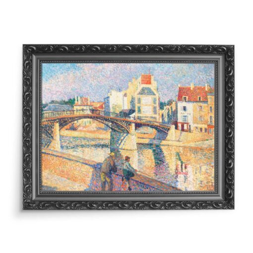 Maximilien Luce Most w Lagny Francja 70x50 wydruk na płótnie CANVAS