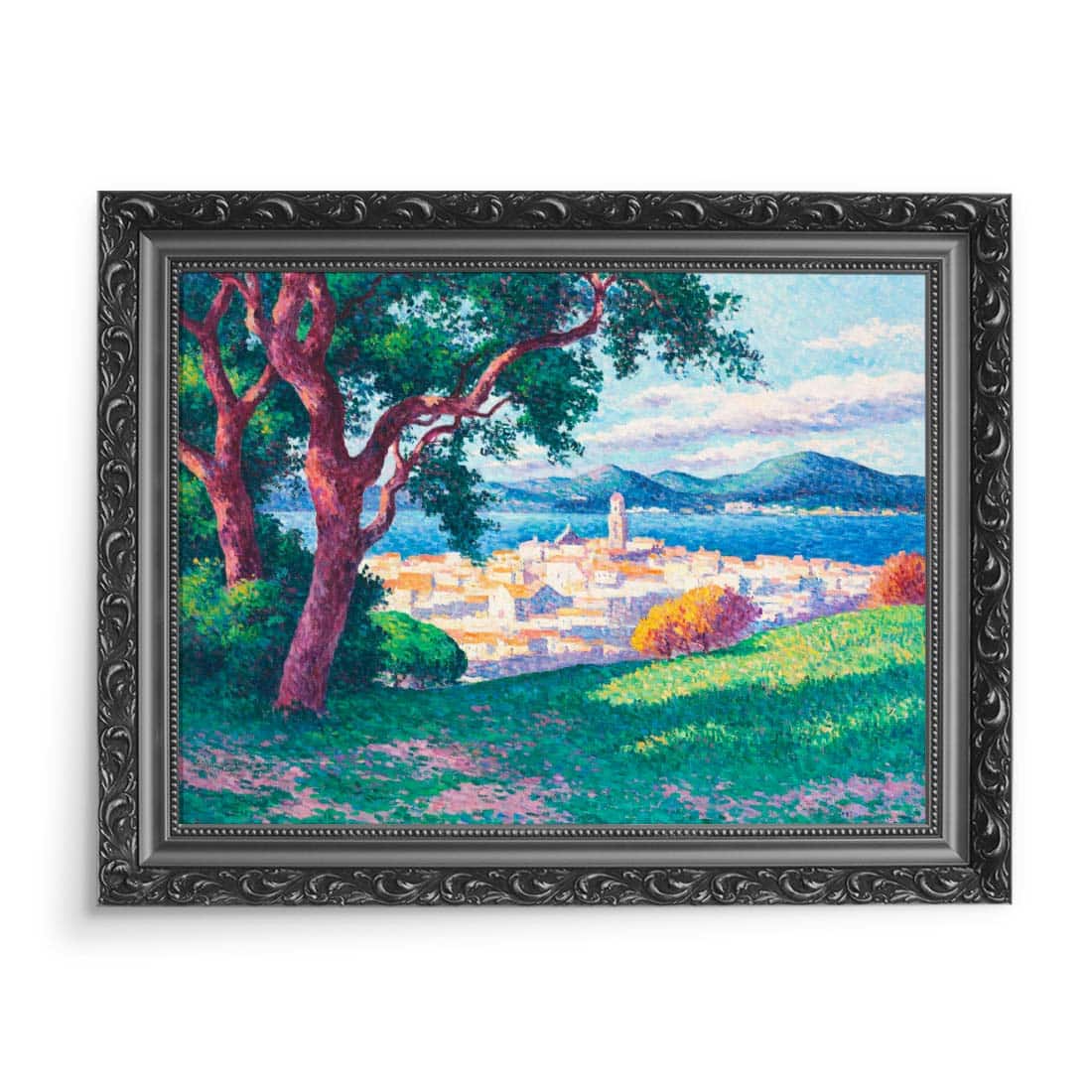 Maximilien Luce Widok na Saint-Tropez Francja 70x50 wydruk na płótnie CANVAS