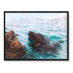 Menci Clement Crncić Chorwackie wybrzeże 40x30