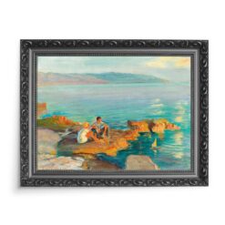 Menci Clement Crncić Dzieci na plaży Chorwacja 70x50 wydruk na płótnie CANVAS