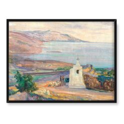 Menci Clement Crncić Wieczór na wybrzeżu Chorwacja 40x30
