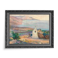 Menci Clement Crncić Wieczór na wybrzeżu Chorwacja 70x50 wydruk na płótnie CANVAS