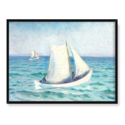 Michael Ancher Białe żaglówki Skagen 40x30