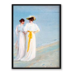 Michael Ancher Letni wieczór na plaży Skagen 30x40