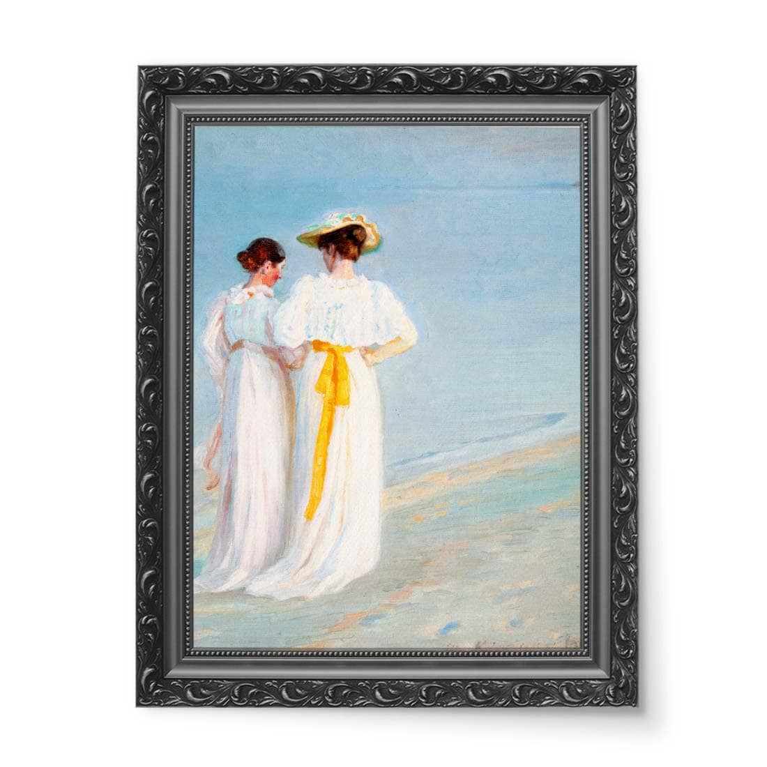Michael Ancher Letni wieczór na plaży Skagen 50x70 wydruk na płótnie CANVAS