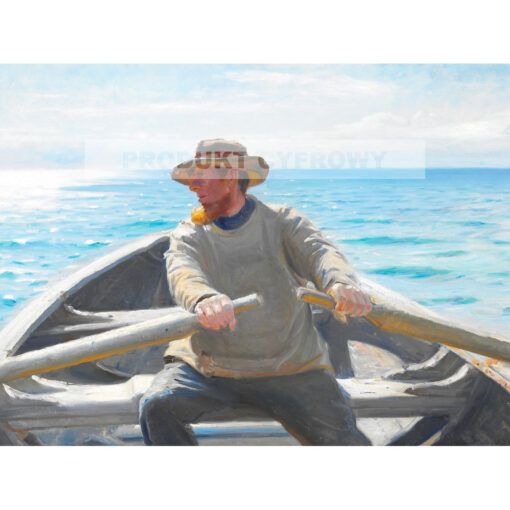 Michael Ancher Rybak za sterami — produkt cyfrowy do pobrania