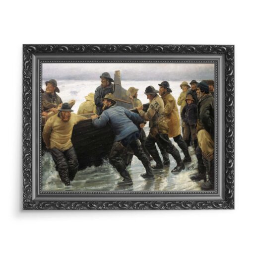 Michael Ancher Wodowanie 70x50 wydruk na płótnie CANVAS
