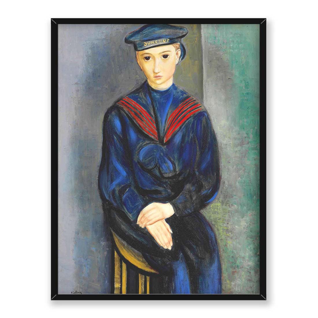 Moise Kisling Młody marynarz 30x40