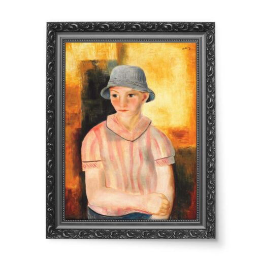 Moise Kisling Portret Chłopca w szarym kapeluszu 50x70 wydruk na płótnie CANVAS