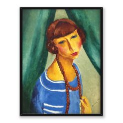 Moise Kisling Portret Marguerite Gross 30x40