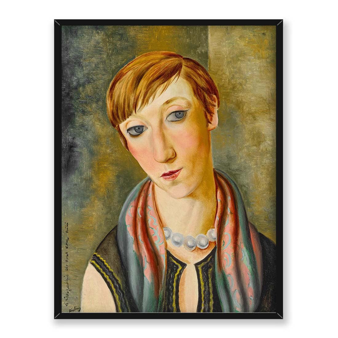 Moise Kisling Portret Renee Kisling 30x40