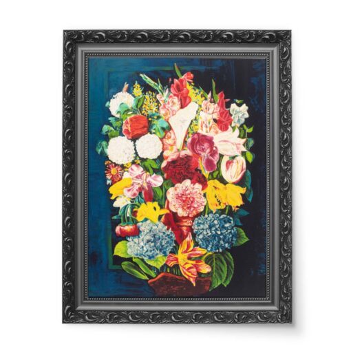 Mojżesz Kisling Kwiaty w niebieskim wazonie 50x70 wydruk na płótnie CANVAS